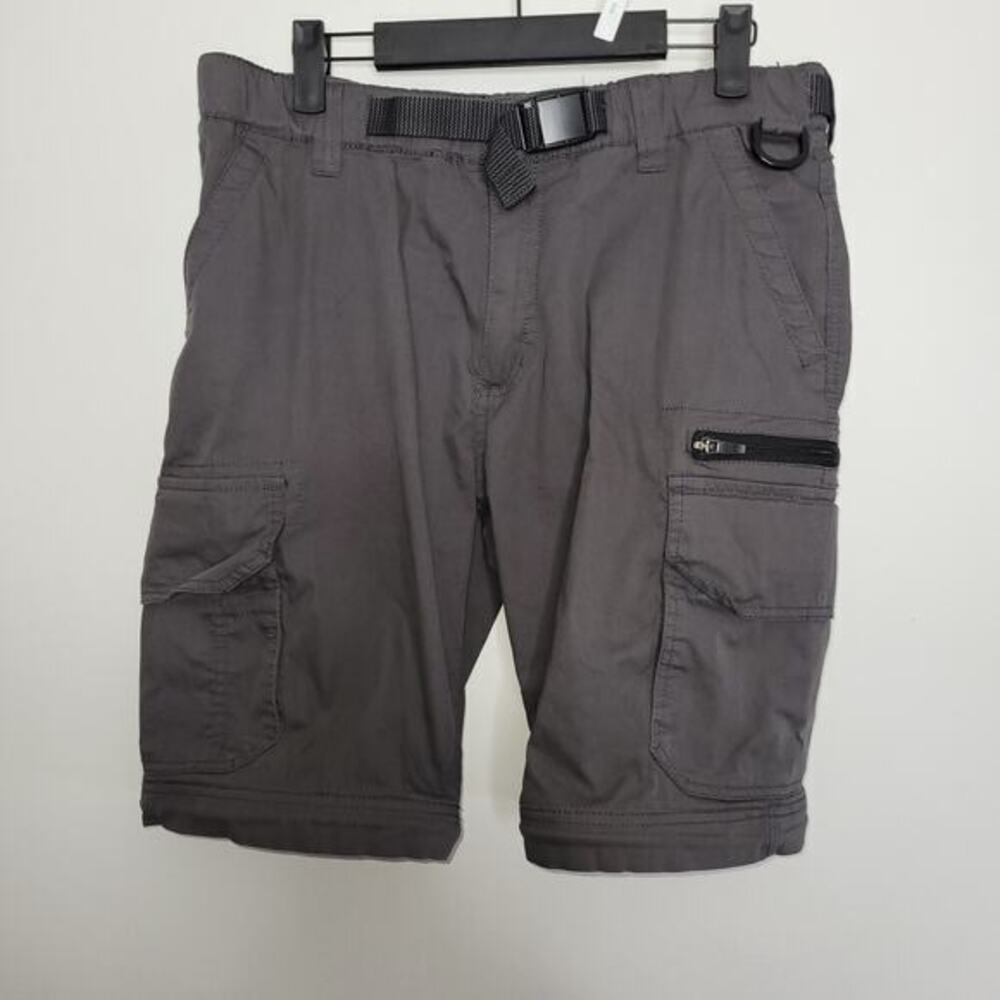 BC Clothing Men‎ Cargo  Performance Shorts M x30 Black Convertible